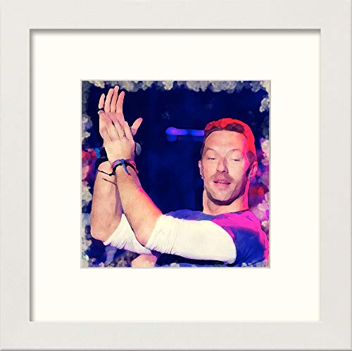 L Lumartos Coldplay - Cuadro Decorativo para Pared (30,5 x 30,5 cm), diseño de Acuarela, Color...