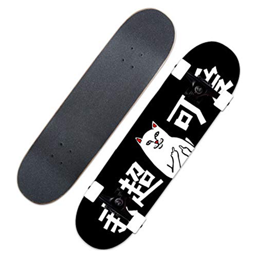 Planches à roulettes 7 couches érable skate complet enfants #7059