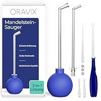 Oravix Mandelsteine Schröpfglas, Mandelsteine Entfernen Sauger, Mundgeruch Bekämpfen, Mandelstein Entferner, Tonsillenstein Entferner Sauger, Schröpfglas Mandelstein Gegen Mundgeruch, Mundhygiene