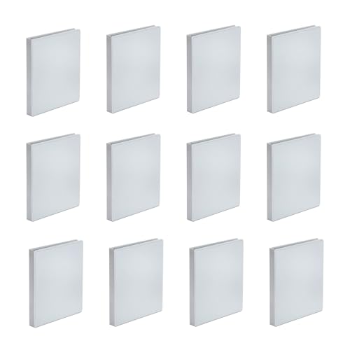 Classeur à anneaux ronds 2,5 cm Universal blanc anti-panne de rangement de bureau