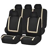 ⭐【EINFACH ZU INSTALLIEREN】 Es ist keine Berufserfahrung erforderlich und der Autositzbezug kann schnell und einfach installiert werden. Es kann sanft mit einem feuchten Tuch abgewischt werden, um Schmutz leicht zu entfernen und wertvolle Zeit zu sparen. hilft Ihnen, den Autositzbezug und den Sitz sauber zu halten.