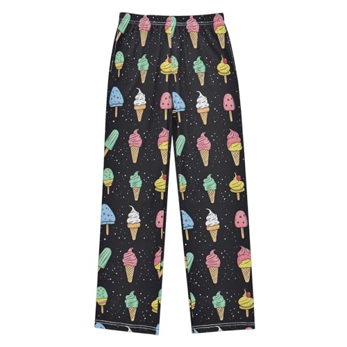Pajama Bottoms, Pajamas Long Pant Ice Cream Lounge Wear Casual Sleep Pants Soft Pjs Sleepwear