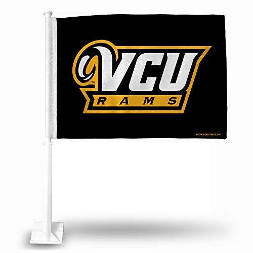Drapeau de voiture NCAA de qualité supérieure avec finitions renforcées et mât robuste