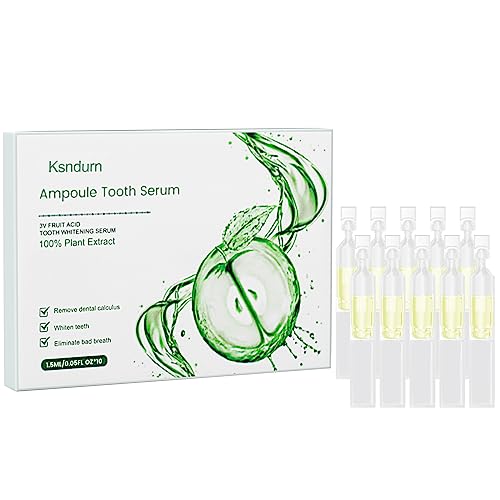 Ksndurn Zahnpasta Weisse Zähne 10 Stück - Einweg Zahnpasta Essentials, Entfernt Zahnstein und Plaque, Mundgeruch beseitigen, Zahnempfindlichkeit, Zahnfleischbluten und andere Symptome lindern
