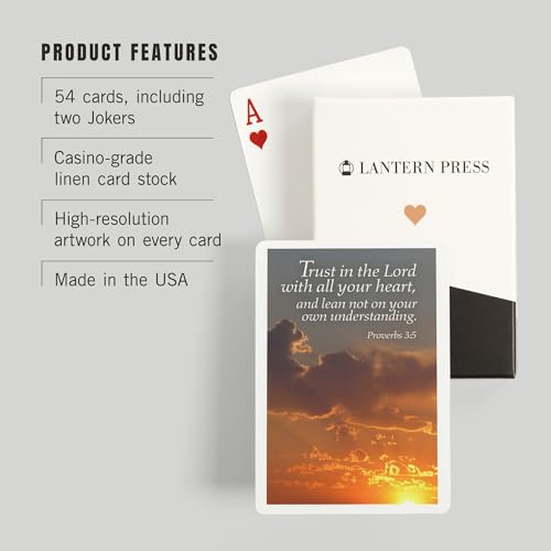 Proverbios 3:5 Baraja de Cartas Poker 52 Unidades miniatura 3