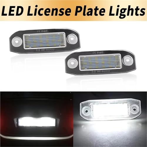 Luz de matrícula LED para Volvo que elimina el error de bombilla fundida 2