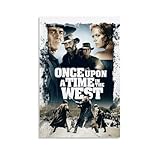 4 affiches de film Once Upon A Time in The West (1968) pour chambre à coucher, décoration esthétique, impression sur toile, décoration murale, 20 x 30 cm, sans cadre, style 4