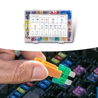 Sumjig Pack-220 Car Small and Medium Sized Fuse Set, Metal Blade Fuses