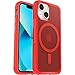 Produktbild OtterBox für iPhone 13 mini / iPhone 12 mini, Schlanke, sturzsichere und transparente Schutzhülle für MagSafe, Symmetry+ Series,Durchscheinend Rot