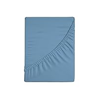 Zer0bed, Lenzuolo Sotto con Angoli Singolo Tinta Unita 100% Cotone ANGOLO MAXI 30CM