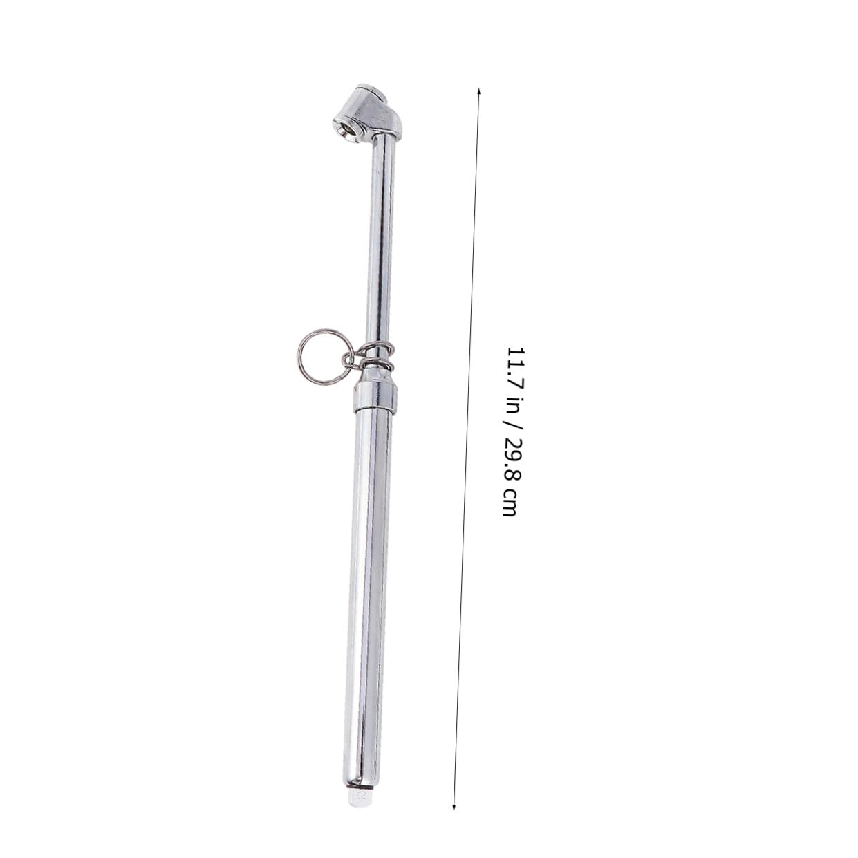 SOLUSTRE Manomètre Portable pour Pneus, Vérificateur de Pression Automobile en Métal, Format Crayon, Lecture Précise, Lot de 5, pour Vtt et Camping-