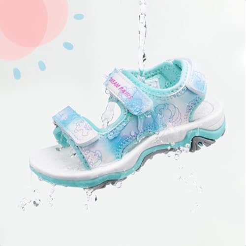 Image of DREAM PAIRS Boys Girls Summer Sandals | Outdoor Athletic Kids Sport Water Shoes Anti-slip Toddler Lightweight Comfortable Cute Cartoon Quick-drying