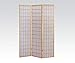 ACME 02285 Naomi 3-Panel Wooden Screen, Natural Finish