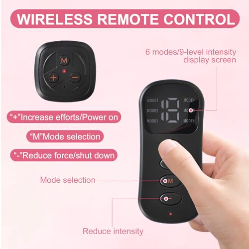 Colexy Po Trainer, EMS Trainingsgerät zur Gezielten Stimulation der Po Muskulatur, 6 Modi und 15 Intensitätsstufen, für Gesäß, Beintraining - Mit Fernbedienung