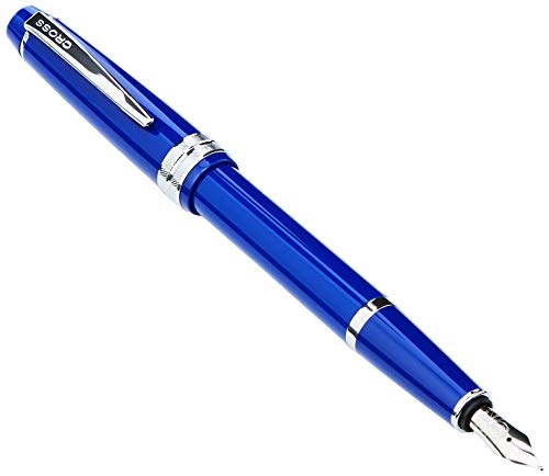 Stylo plume Cross résine bleu clair d'une finition haut de gamme