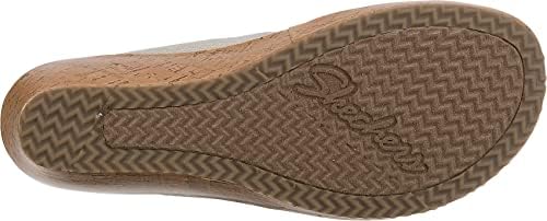 Skechers womens Beverlee - High Tea Wedge Sandal, Natural, 10 US | Image 6