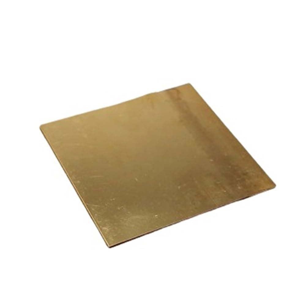 QZDIANGE Brass Foil Roll Strip 0.05-1Md Sheet/0.2 * 100 * 100Mm