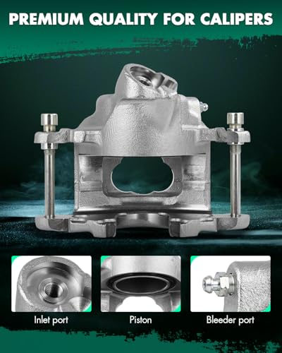 Image of SCITOO 184060 184042 Front Left Disc Brake Caliper Fit For Buick For Apollo 1975,For Pontiac For GTO 1973,For Pontiac For LeMans 1973-1976,For Pontiac For Ventura 1975-1976, Single Piston