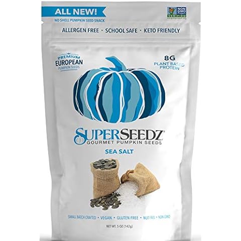 SuperSeedz Roasted Pumpkin Seeds | Sea Salt Cover