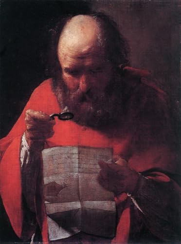 Tableaux d'art Saint Jérôme lisant Georges de La Tour peinture à l'huile toile