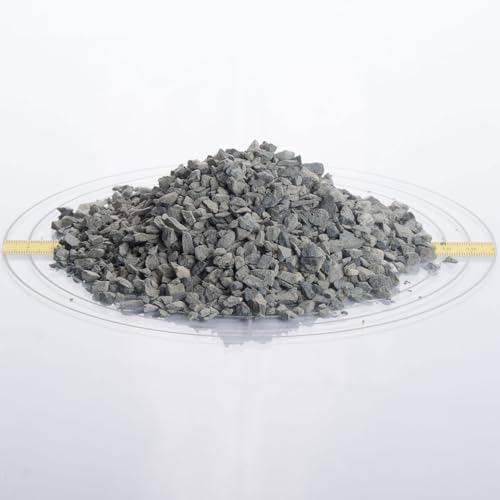 Pflastersplitt Diabas Ziersplitt grau 25 kg für Garten- und Landschaftsgestaltung