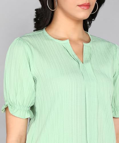 Image of Stylistico Summer Puff Half Sleeve Formal Top for Office wear Women Short Tops for Party Stylish Western Top Casual top for Womens Tops for Jeans