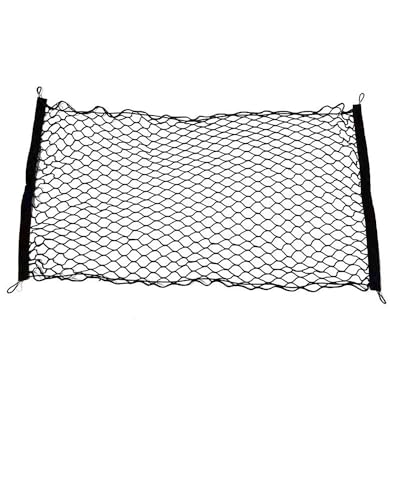 Filet de rangement pour coffre anti-glisse : sac maille elastique nylon double