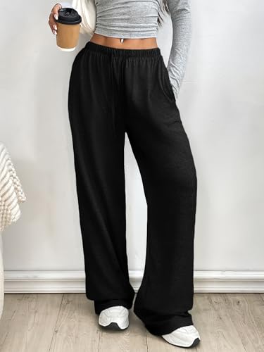Image of dockstreet Straight Wide fit Long Length Open Bottom Jogger for Women /Trending Multi Pocket Style, Relaxed Casual Pants for Women