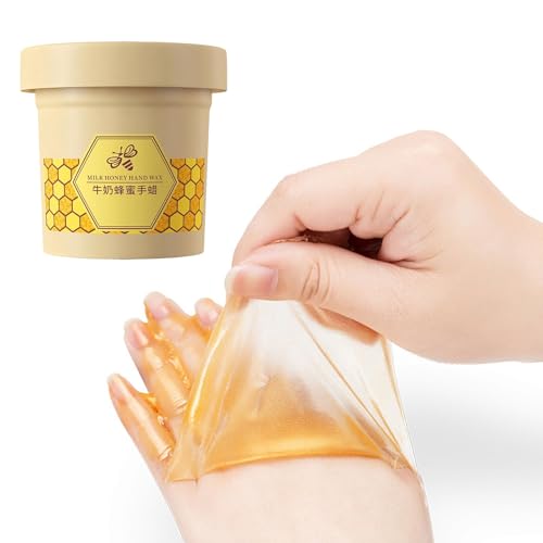 Crema de manos para muy seco 300 g – Loción de manos orgánica, crema hidratante, máscara de manos – leche y miel – Cuidado de las manos 97% ingredientes naturales (1)