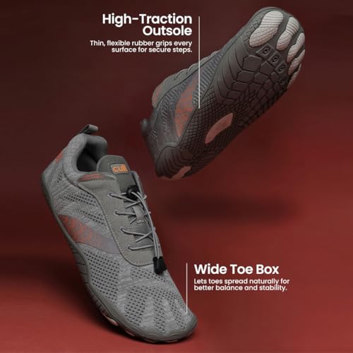 Image of CULT KnitFit Barefoot Training Shoes | Minimalist Shoes | Zero Drop | Wide Feet Fit | Non-Slip Grip | Enhanced Stability & Flexibility | Everyday Wear Training Shoes