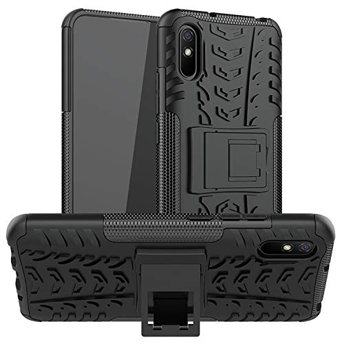 Image of Glasgow Back Case Cover Designed for Mi Redmi 9i - Black