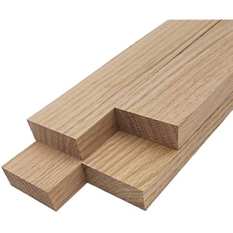 Barrington Hardwoods Red Oak Lumber Board - 3/4 in x 2 in (4 Pcs) (3/4" x 2" x 48") Cover