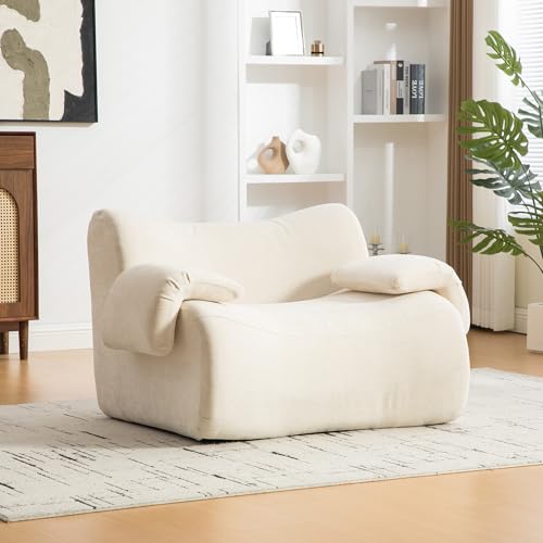 Sofá de compresión modular de chenilla con base antideslizante y relleno de espuma elástica 2