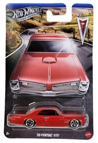66 Pontıac Gto GRT01 - JKY14, Hot Wheels Silver Series 1:64 Tekli Arabalar