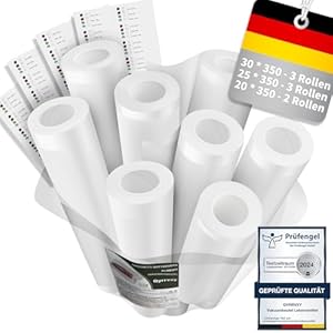 Qyrrvxy VL01 Vakuumierfolienrollen 8er Set