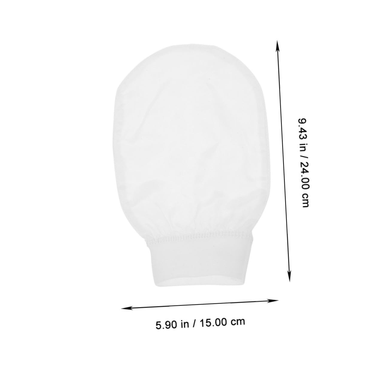 FOMIYES 2Pcs Exfoliating Shower Mittens Imitated Bathing Gloves for Gentle Skin Cleaning for Home Hotel and Dormitory Use Body Scrubbing Supplies for Neck Shoulders and Feet