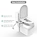 Aresmata Bidet Attachment for Toilet Unique Dual Retractable Nozzles Badays for Toilets Seat, Non-Electric Self-Cleaning Fresh Water Sprayer, Adjustable Water Pressure Bidets for Existing Toilets