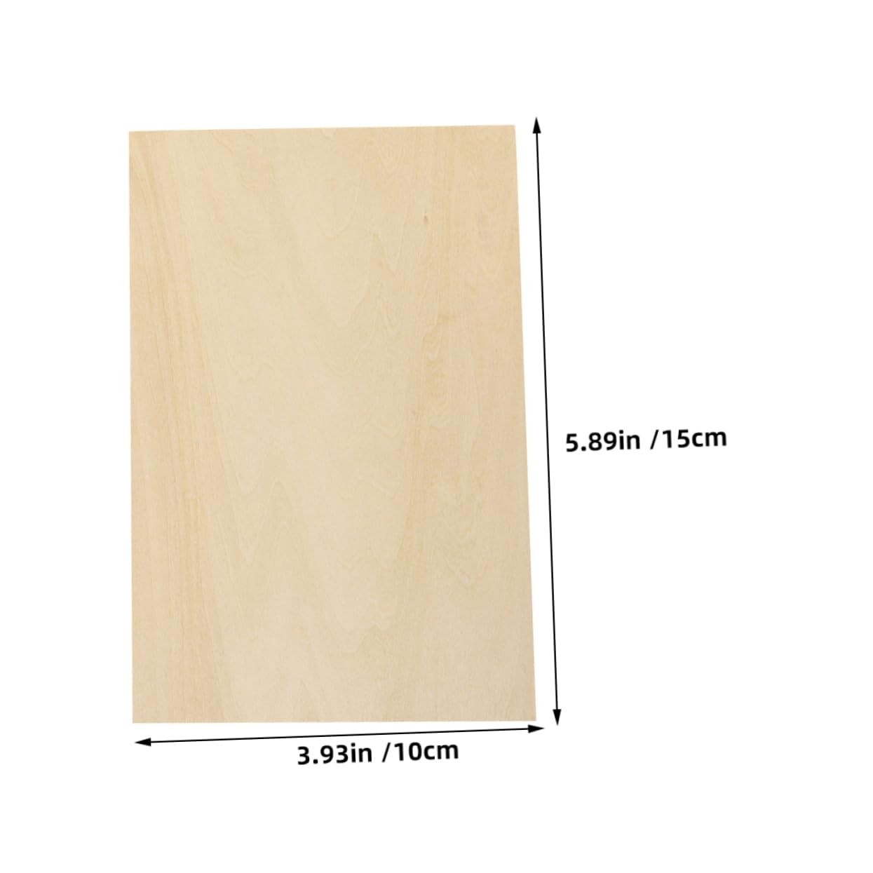 Selbstgemacht Holzbretter Mehrschichtige Holzplatten mit Glatter Oberfläche 24 Stück Beige zum Basteln und Gravieren für Kreative Handarbeiten