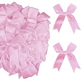 (8.5cm*8.5cm) 50Pcs Satinband Schleifen satin Schleifen Rosa klein satinband bögen hochzeit schleifen zum basteln für Geschenk Hochzeit Party DIY