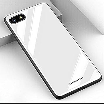 Vgestore Redmi 6a Back Cover Glass White 1 Pc Amazon In Electronics