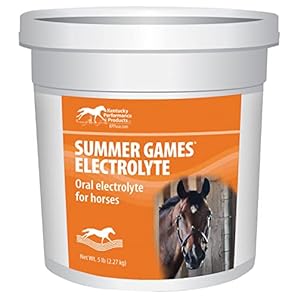 Kentucky Performance Products Summer Games Electrolyte Horse Supplement, 5 Pound Container