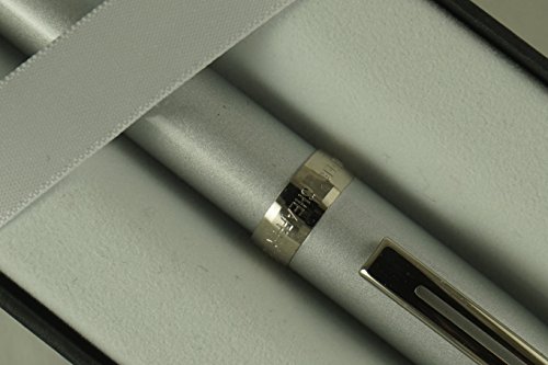 Image of Sheaffer Prelude Rollerball Pen, Silver Shimmer with Nickel Appointments with Blue Refill