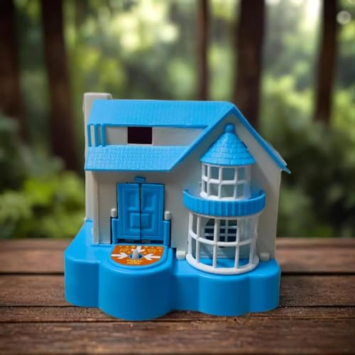 Image of Puppy House Dog Coin Stealing Piggy Bank for Kids - Adorable and Durable Money Bank | Educational, Fun, and Safe Collecting Toy for Children for Birthdays and Holidays - Blue