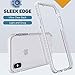 MATEPROX Compatible with iPhone Xs Max Case Clear Thin Slim Anti-Yellow Anti-Slippery Anti-Scratches Shockproof Bumper Cover Protective Case for iPhone Xs Max 6.5''(White)