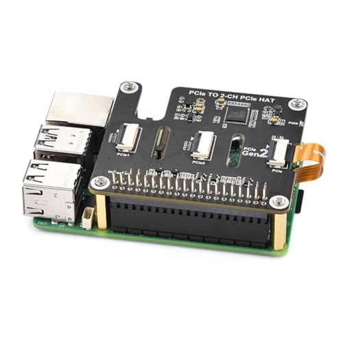 Módulo de expansión apilable doble PCIe HAT contra la falta de puertos en placas de desarrollo 3