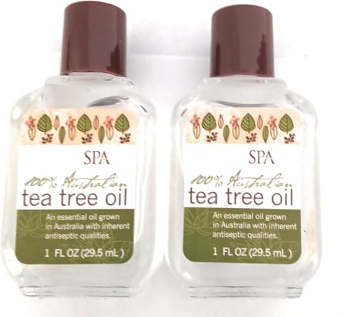 TJs Spa Tea Tree Oil, 100% Australian, 1 Fl Oz, Pack of 2