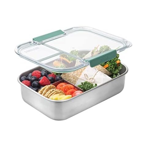 Smash Stainless Steel 3 Compartment Bento Box Cover