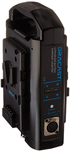 Dracast DR-CH2V V-Mount Dual Battery Charger Black