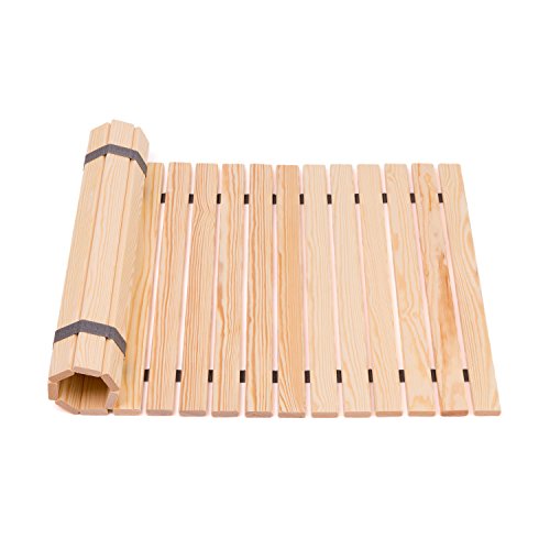 Preisvergleich Produktbild Pinetta Sauna / Badezimmer Holzmatte - Kiefer, 60x100 cm