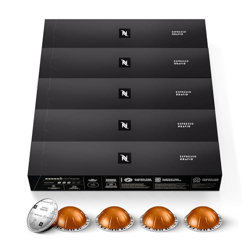 Nespresso Vertuo, Orafio, Medium Roast Espresso, 50 capsules à expresso, 38 ml Nespresso Vertuo, Orafio, Medium Roast Espresso, 50 capsules à expresso, 38 ml